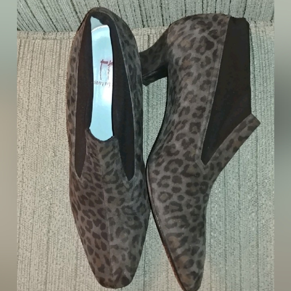 Thierry Rabotin leopard booties